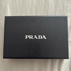 PRADA authentic storage gift box - box only!!! No wallet! Great condition!